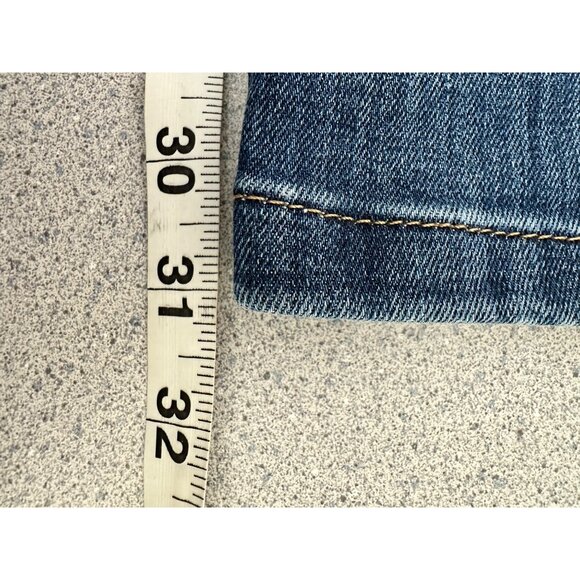 LL Bean BeanFlex Jeans Women 12 M/T Bootcut Leg Favorite Fit High Rise - Picture 12 of 12